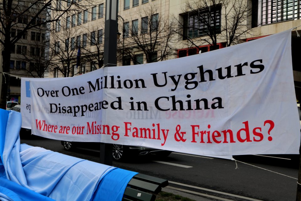 Demonstration for the rights of the Uyghurs in Berlin 2020-01-19 02