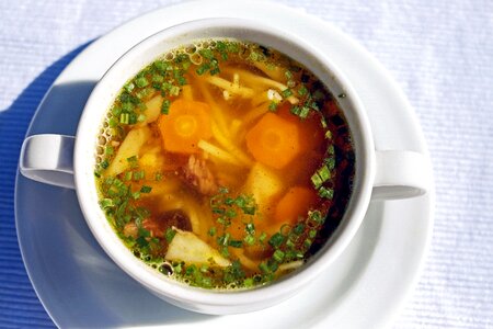 Noodle soup benefit from baden