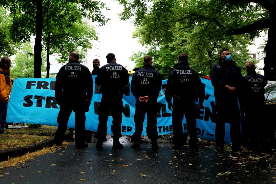 Demonstration from at Willy-Brandt-Haus to Invalidenpark Berlin 2020-07-01 03
