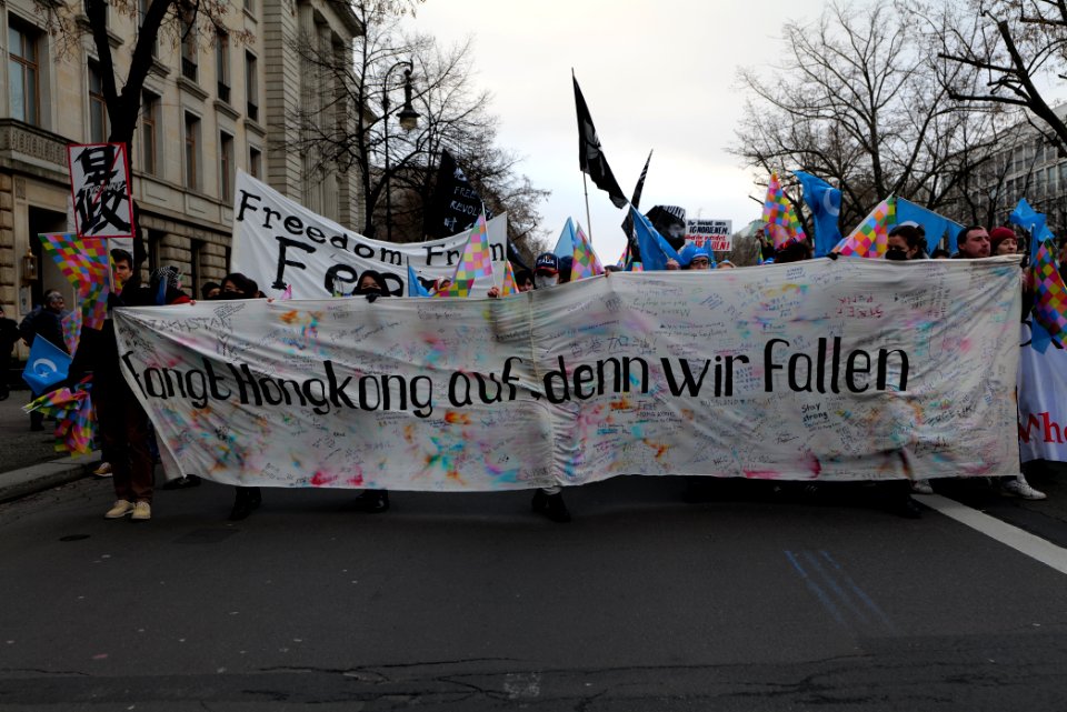Demonstration for the rights of the Uyghurs in Berlin 2020-01-19 28
