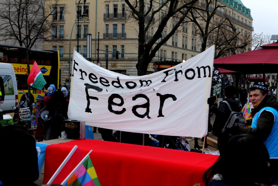Demonstration for the rights of the Uyghurs in Berlin 2020-01-19 01