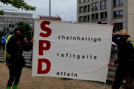 Demonstration from at Willy-Brandt-Haus to Invalidenpark Berlin 2020-07-01 68