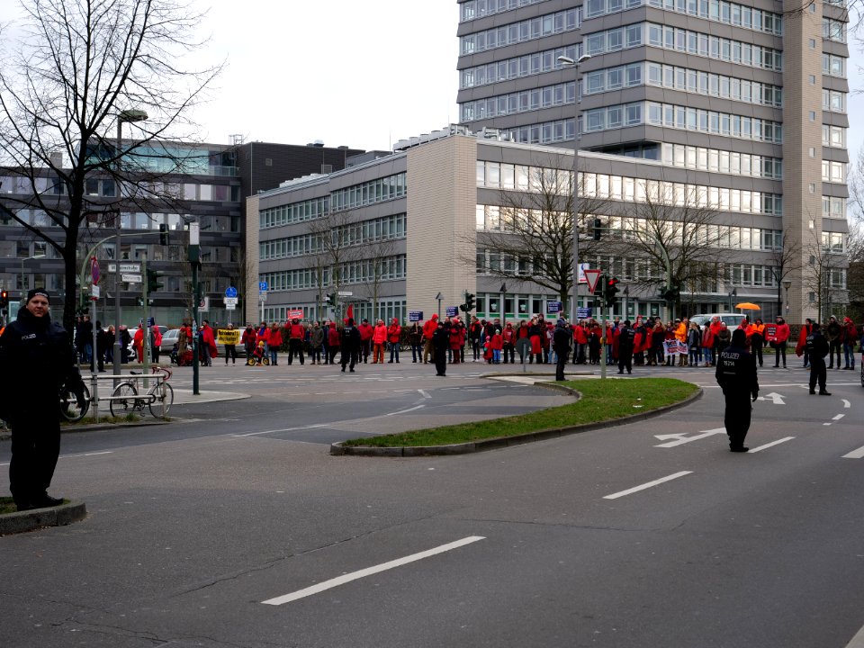 Demonstration for a fast coal phase-out at "Schwarz-Rot Koalitionsverhandlungen" 06