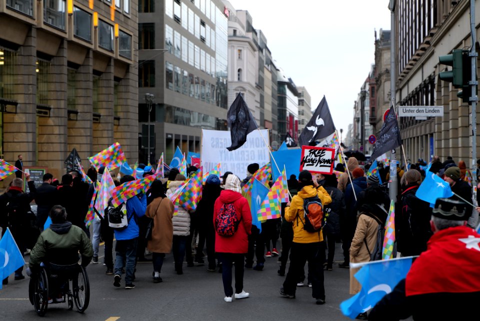 Demonstration for the rights of the Uyghurs in Berlin 2020-01-19 35