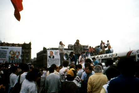 Demonstration-Protest in Mexico City, May 1, 1989-21