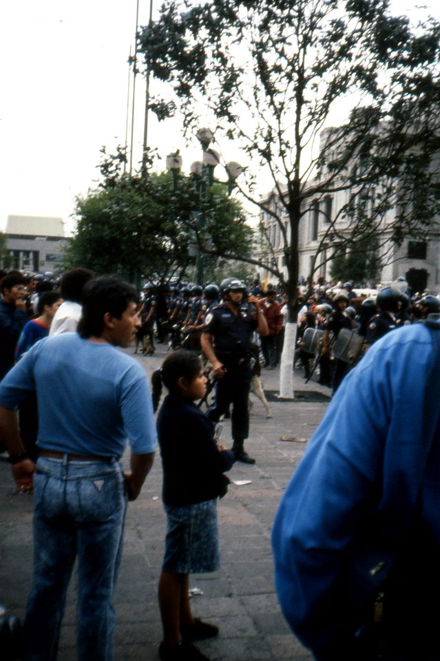 Demonstration-Protest in Mexico City, May 1, 1989-13