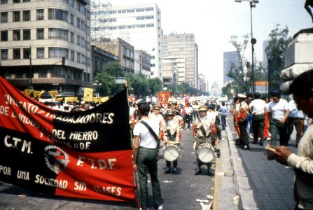 Demonstration-Protest in Mexico City, May 1, 1989-04