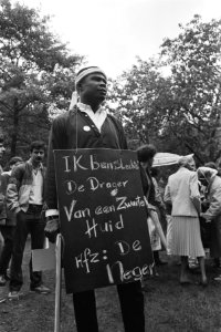 Demonstratie tegen racisme en discriminatie als afsluiting actieweek tegen racisme