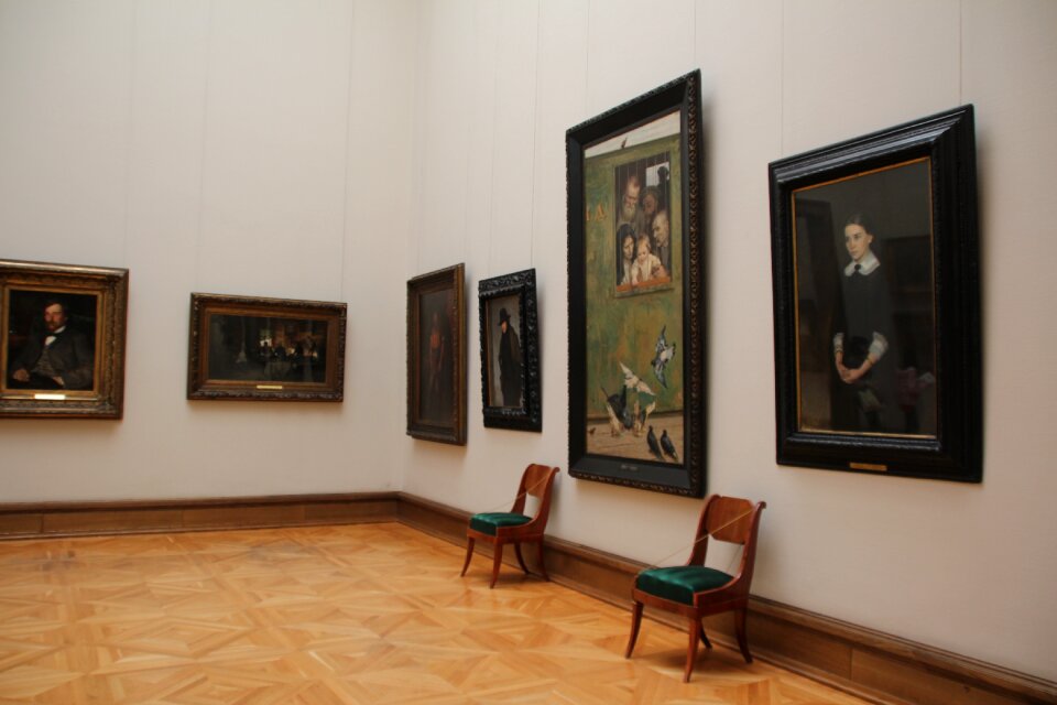 Museum chairs painting
