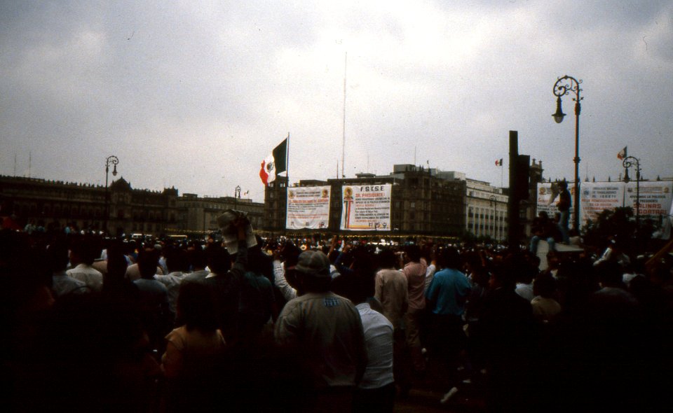 Demonstration-Protest in Mexico City, May 1, 1989-19