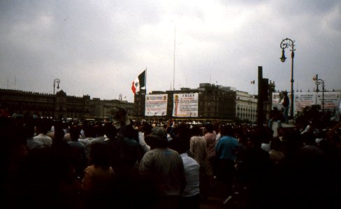 Demonstration-Protest in Mexico City, May 1, 1989-19
