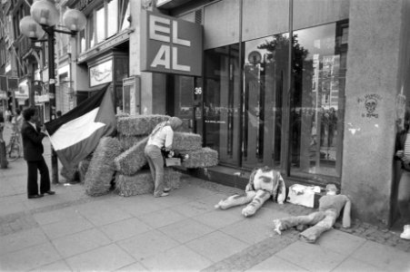 Demonstratie tegen oorlog in Libanon, Amsterdam diversen, Bestanddeelnr 932-2089