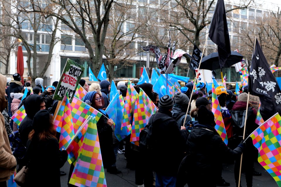 Demonstration for the rights of the Uyghurs in Berlin 2020-01-19 23