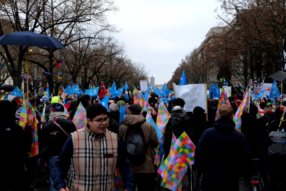 Demonstration for the rights of the Uyghurs in Berlin 2020-01-19 19