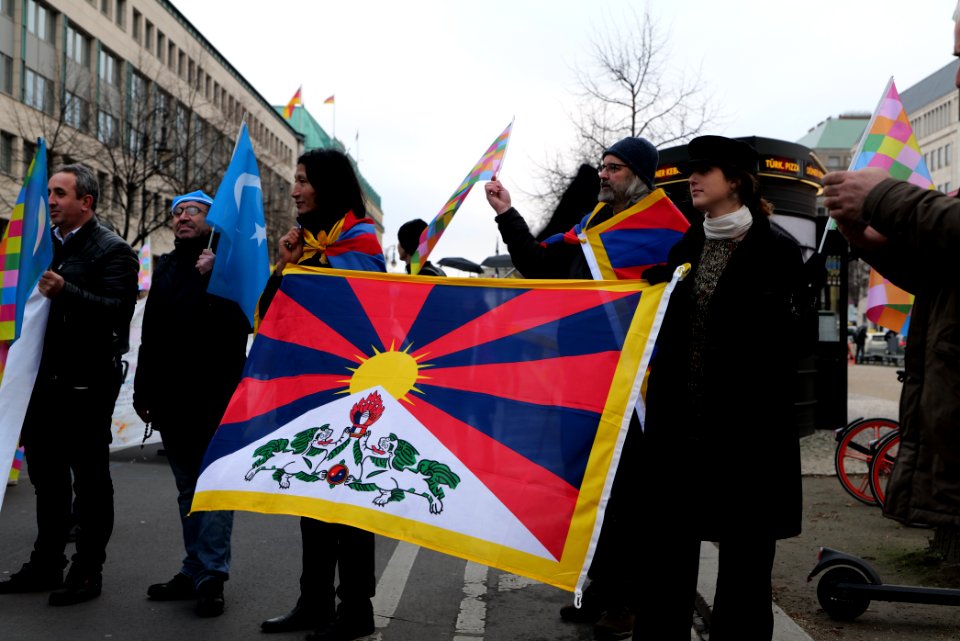 Demonstration for the rights of the Uyghurs in Berlin 2020-01-19 15