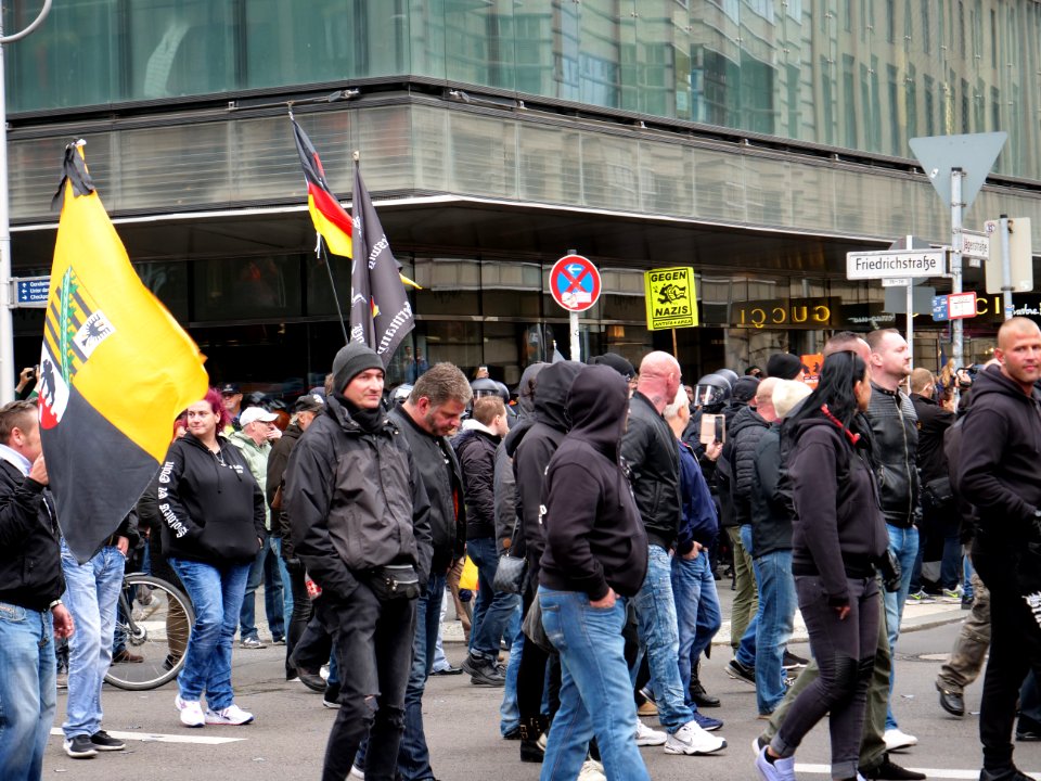 Demonstration of Wir für Deutschland 2019-10-03 14