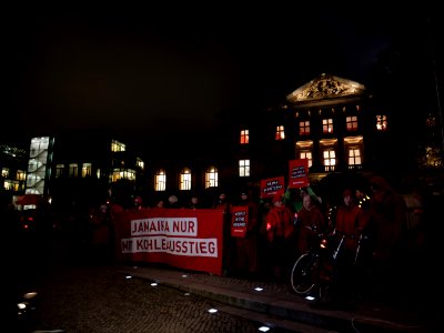 Demonstration zum Ende der Sondierungsgespräche mit der Forderung nach einem Kohleausstieg 3