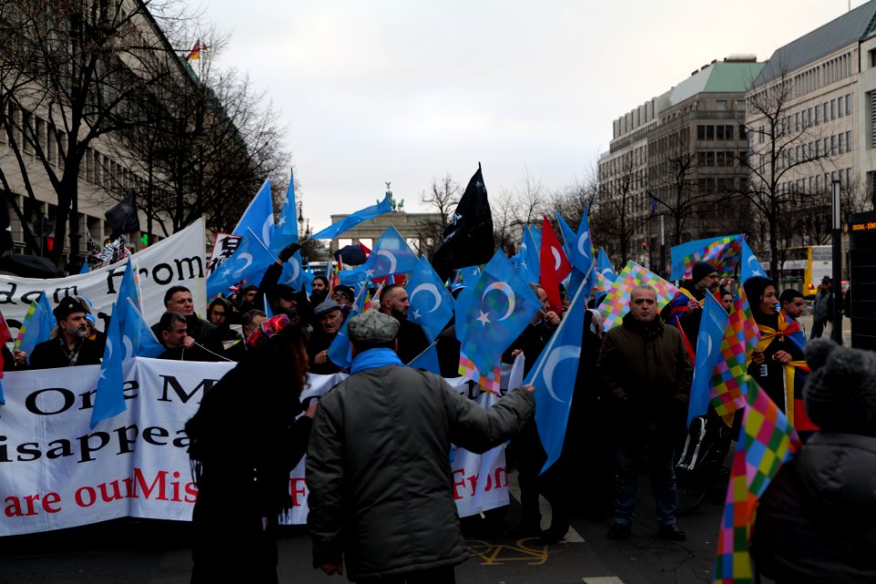 Demonstration for the rights of the Uyghurs in Berlin 2020-01-19 24