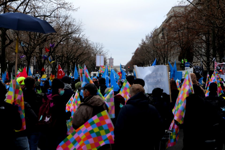 Demonstration for the rights of the Uyghurs in Berlin 2020-01-19 21