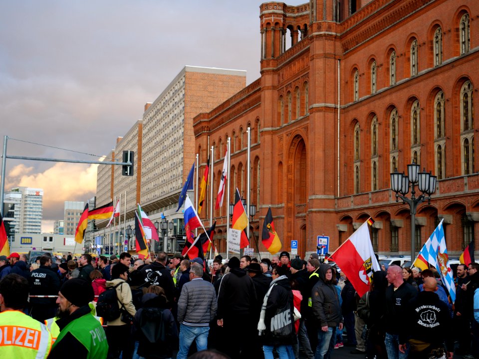 Demonstration of Wir für Deutschland 2019-10-03 22