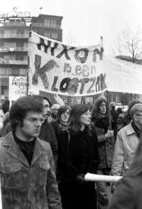 Demonstratie tegen oorlog in Vietnam van meer dan 50.000 mensen in Utrecht, de d, Bestanddeelnr 926-1399