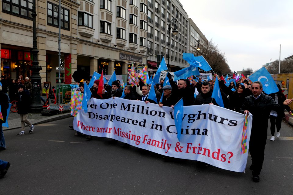 Demonstration for the rights of the Uyghurs in Berlin 2020-01-19 33
