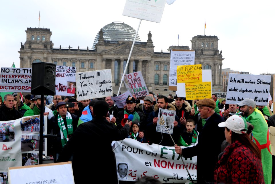 Demonstration against Algerian government in Berlin 2020-01-19 21