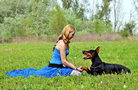 Pacsi field blonde woman photo