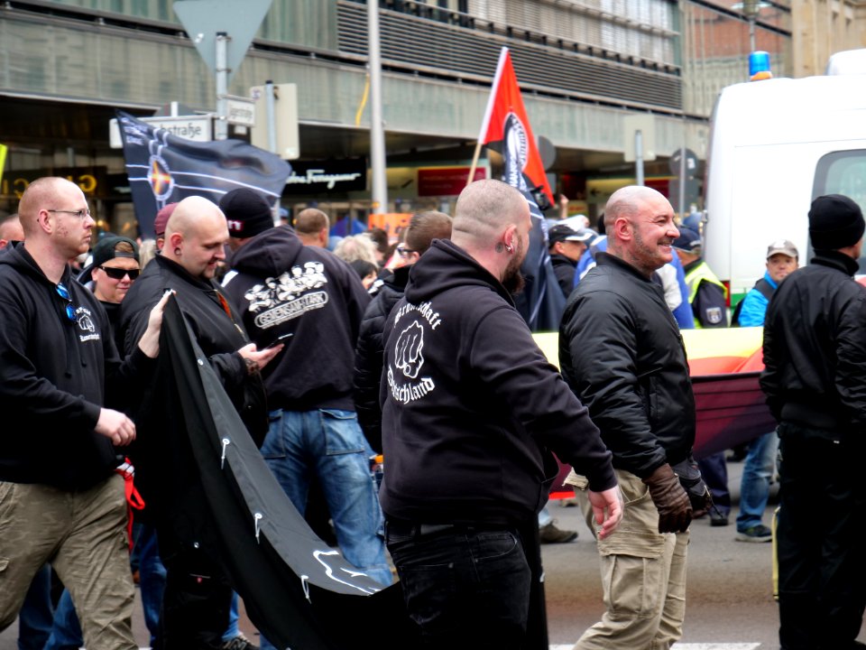 Demonstration of Wir für Deutschland 2019-10-03 12