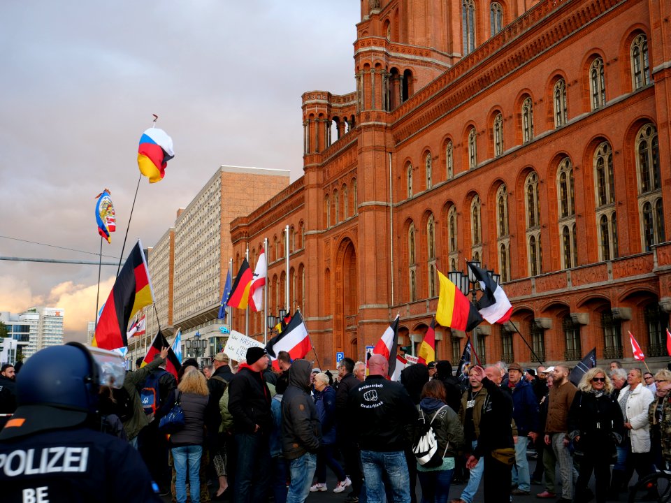 Demonstration of Wir für Deutschland 2019-10-03 24