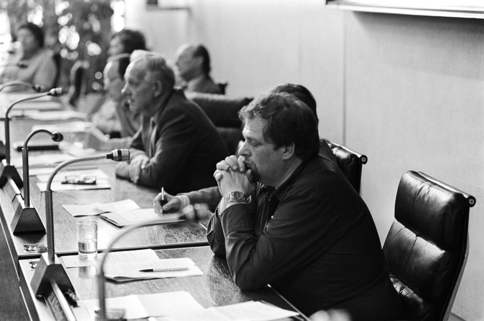 Demonstratieve bijeenkomst van B&W van de vier grote sted in Den Haag 27, 28 b, Bestanddeelnr 931-5450