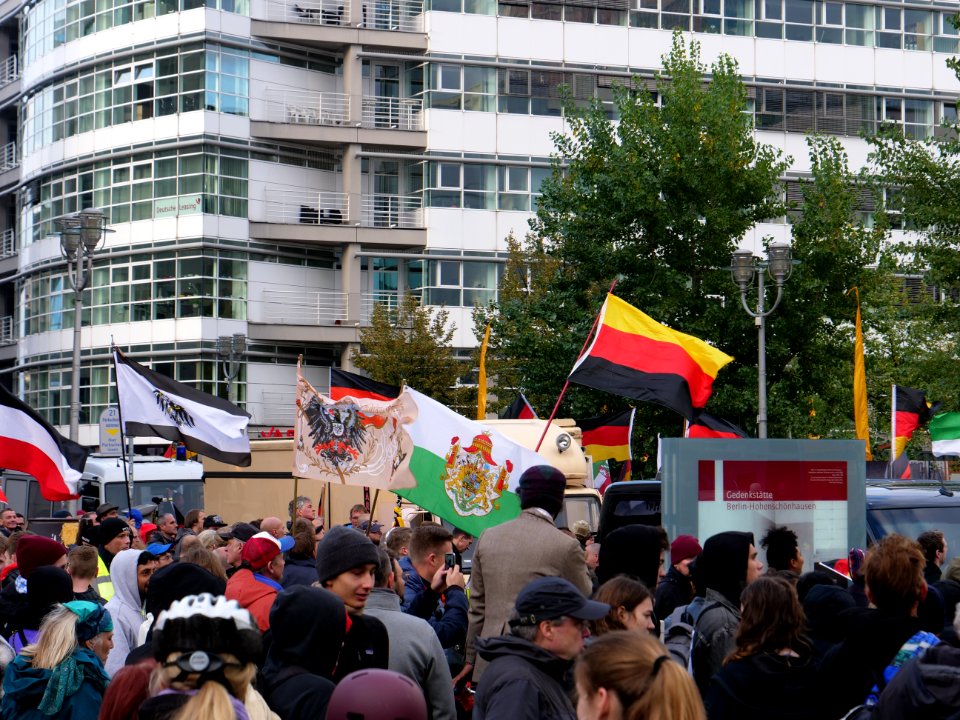 Demonstration of Wir für Deutschland 2019-10-03 18