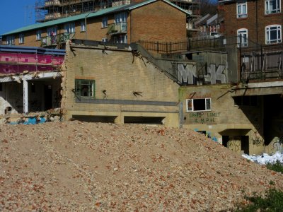Demolition of Circus Street Municipal Market, Circus Street, Brighton (March 2017) (8)