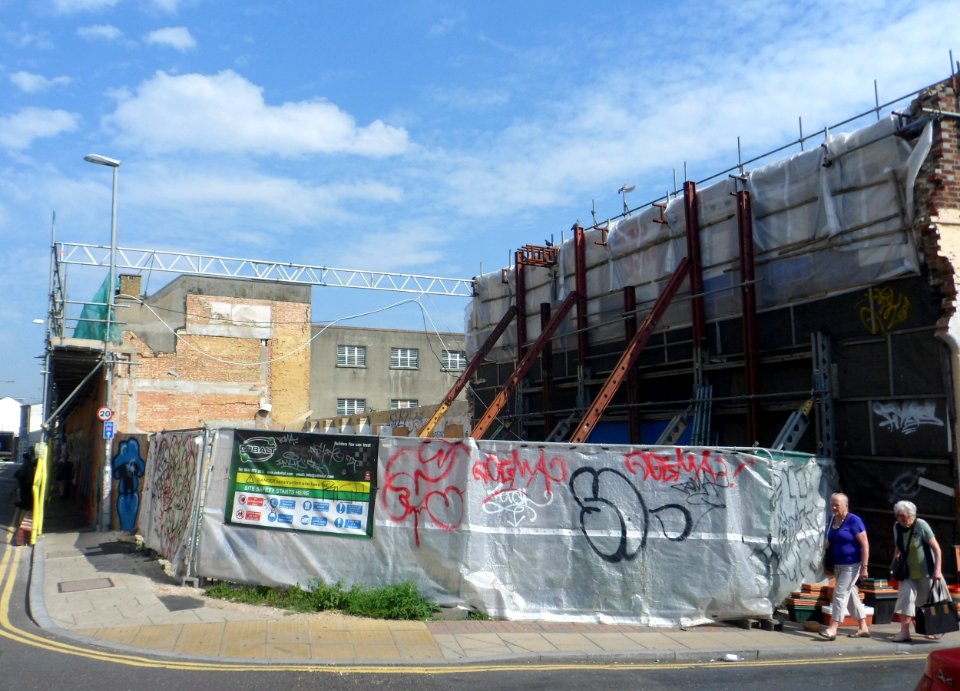 Demolition of Former Ransom's Shop, Ann Street, Brighton (August 2013) (3)
