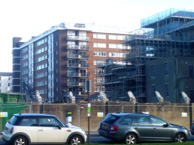 Demolition of North Wing of King's House, Queen's Gardens, Hove (1 March 2020) (2)