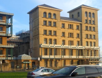 Demolition of North Wing of King's House, Queen's Gardens, Hove (22 December 2019) (2)