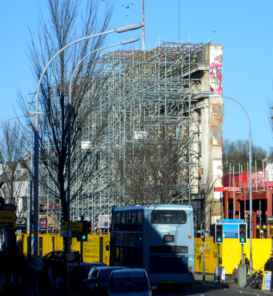 Demolition of Former Co-Op Department Store, London Road, Brighton (January 2014) (2)