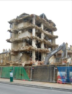 Demolition of North Wing of King's House, Queen's Gardens, Hove (2 February 2020) (8)