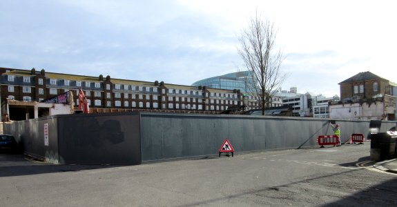 Demolition of Circus Street Municipal Market, Circus Street, Brighton (November 2015) (9)