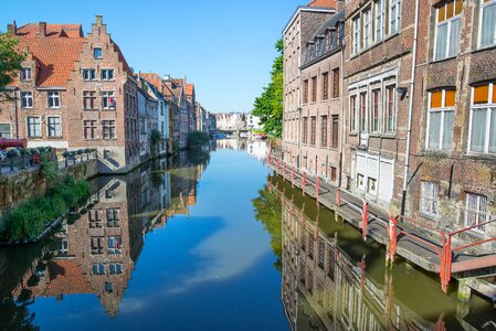 Water canal summer