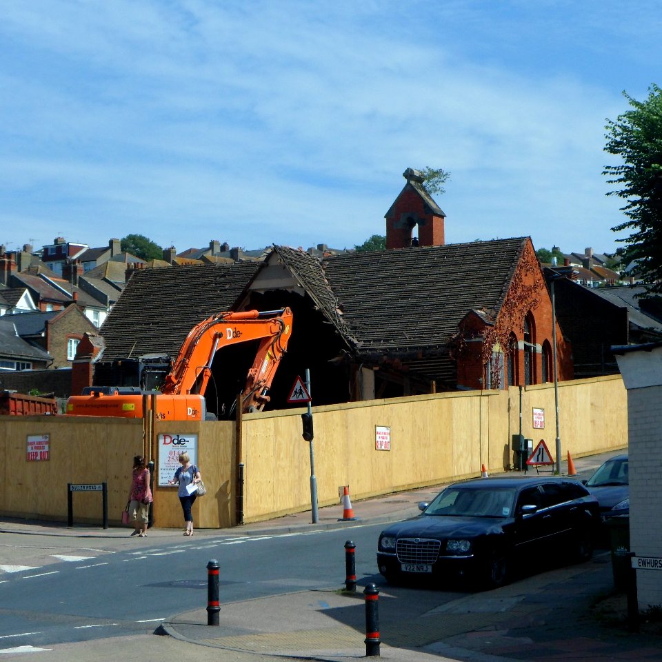 Demolition of the Former St Alban's Church, Coombe Road, Brighton (August 2013) (22)