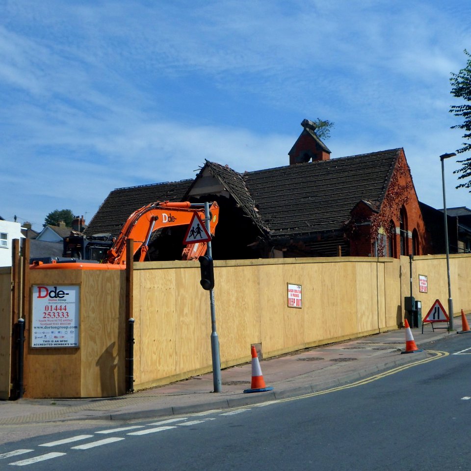 Demolition of the Former St Alban's Church, Coombe Road, Brighton (August 2013) (7)