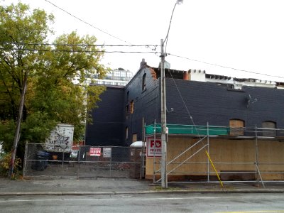 Demolition of Siesta Nouveaux, NE corner of Lower Sherbourne and the Esplanade -aw