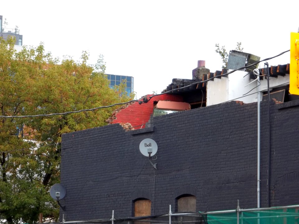Demolition of Siesta Nouveaux, NE corner of Lower Sherbourne and the Esplanade -ap