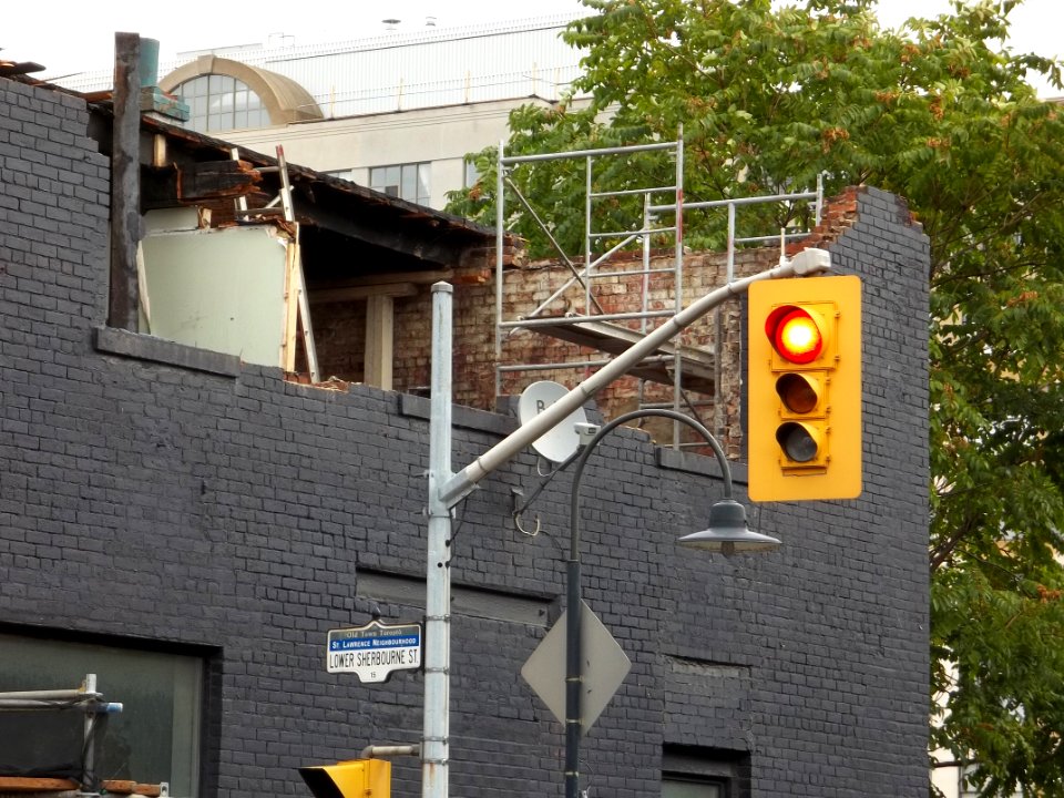 Demolition of Siesta Nouveaux, NE corner of Lower Sherbourne and the Esplanade -al