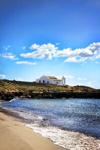Chapel sea sky