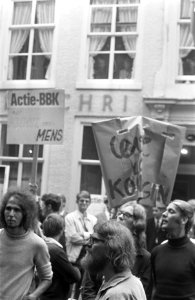 Demonstraties van kunstenaars van de BBK tijdens rijtoer Koninklijke familie, De, Bestanddeelnr 922-7995
