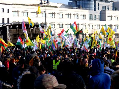 Demonstration against the war of the Turkey against the Kurds 16