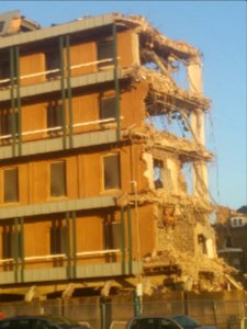 Demolition of North Wing of King's House, Queen's Gardens, Hove (12 January 2020) (11)