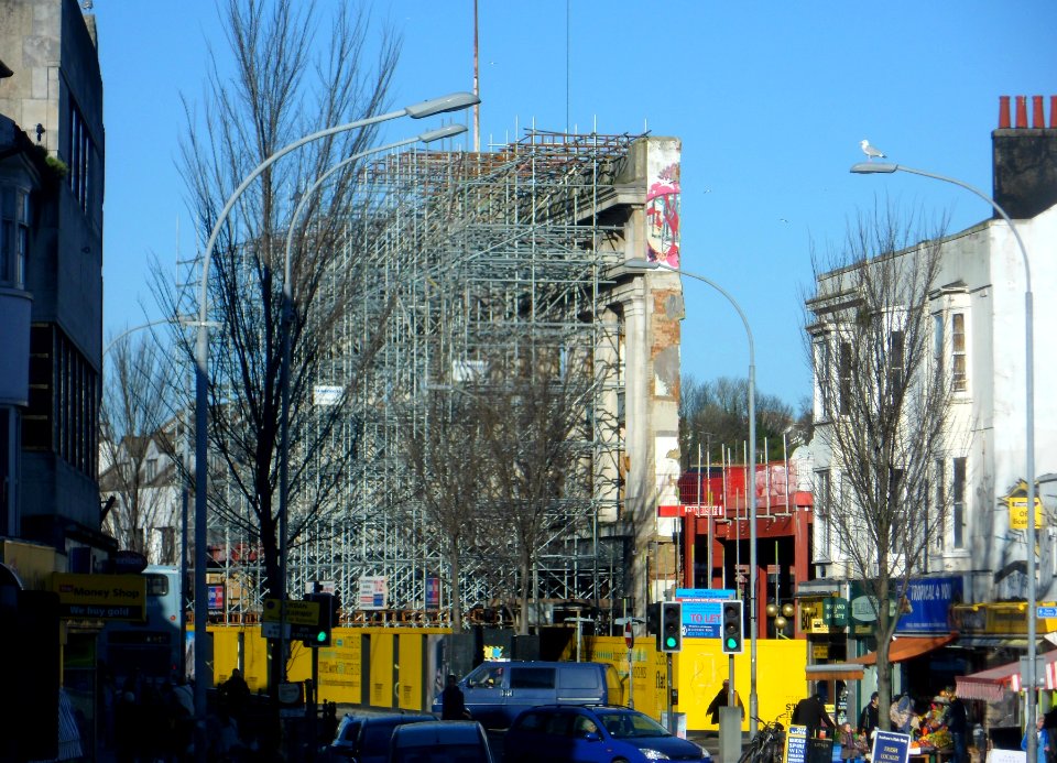 Demolition of Former Co-Op Department Store, London Road, Brighton (January 2014) (1)
